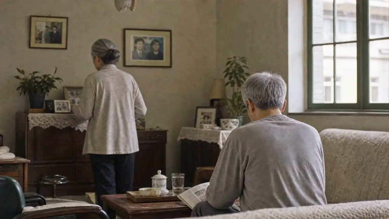 《陪伴》｜分镜9_现实撞回愧疚