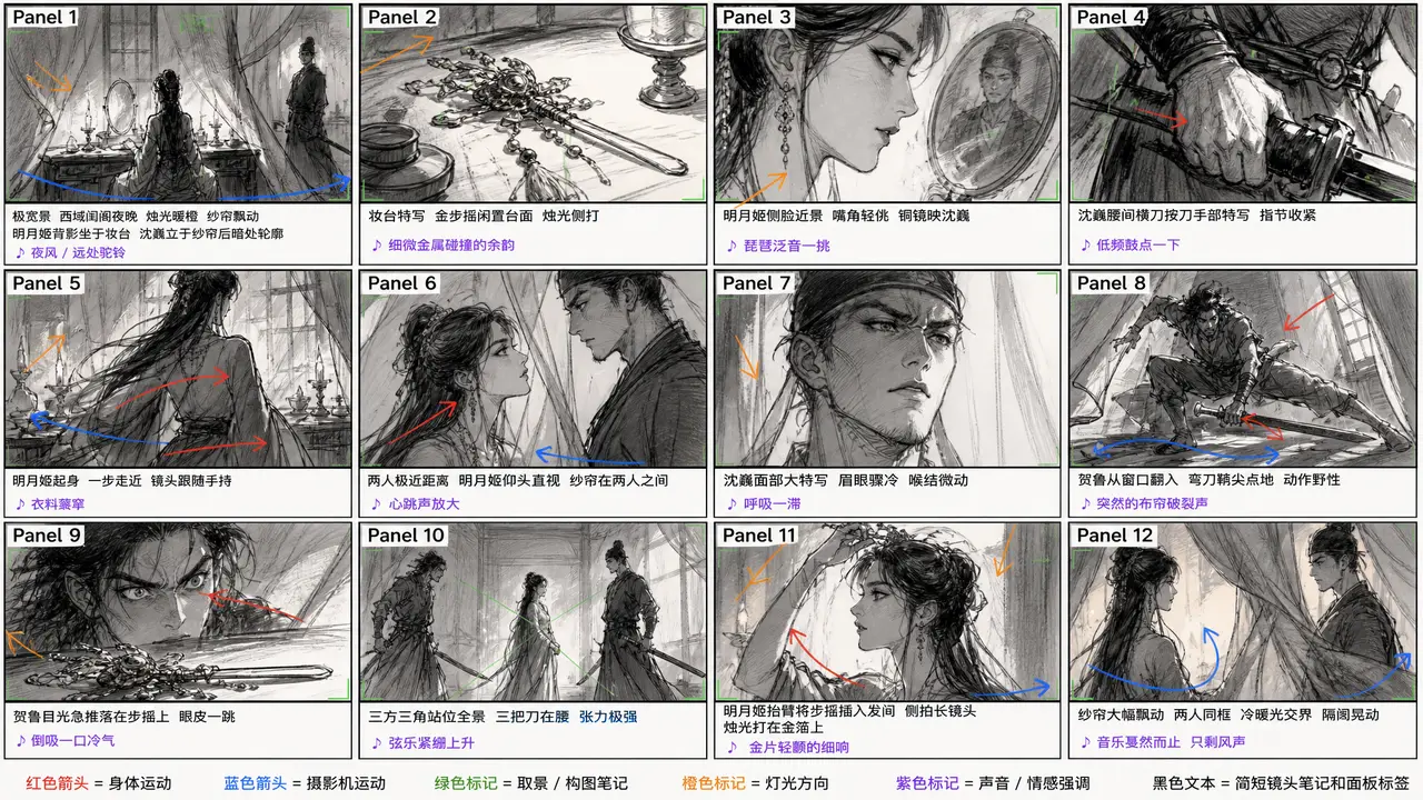 《高昌瀚途》|Mixed2·12宫格故事板