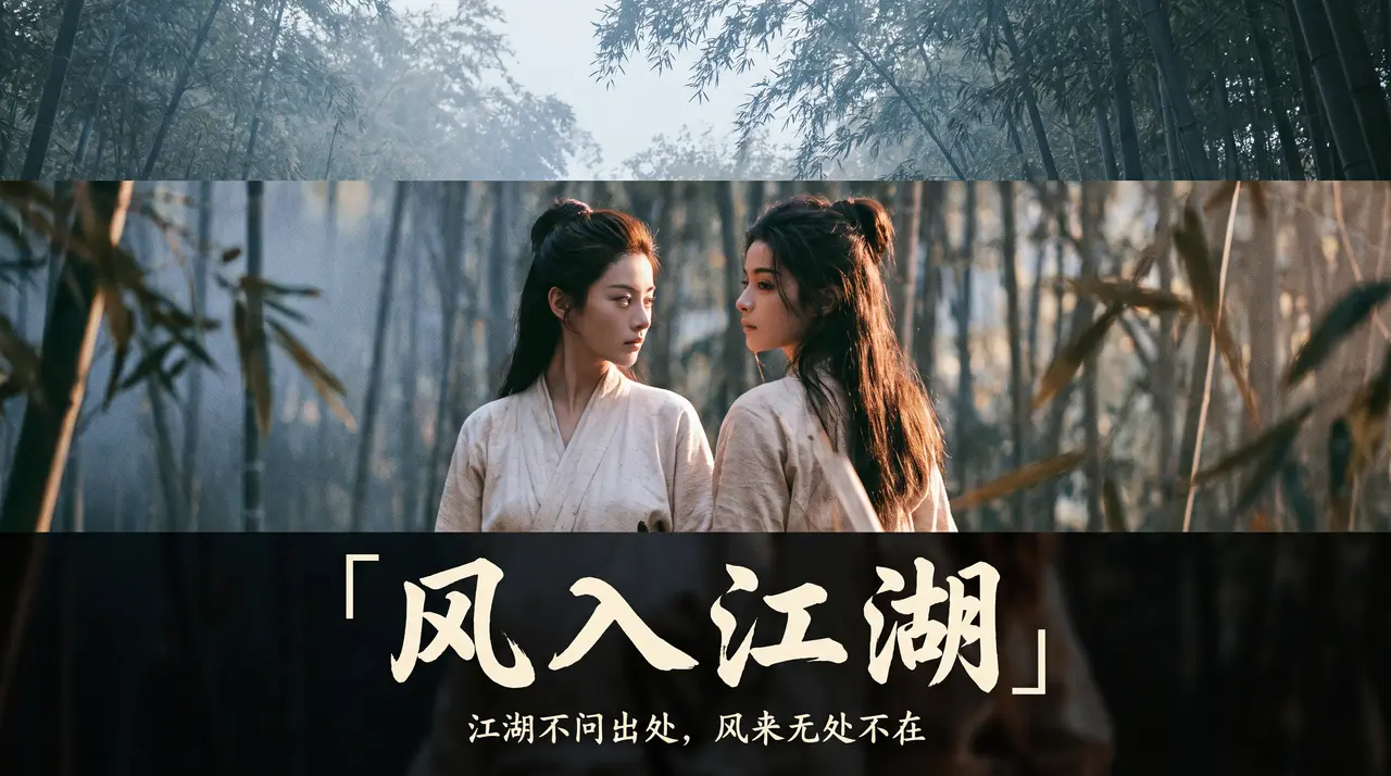 🎋 竹林、雨夜、旧长剑——她一个人走江湖，却比任何人都自在｜港风武侠短片《风入江湖》