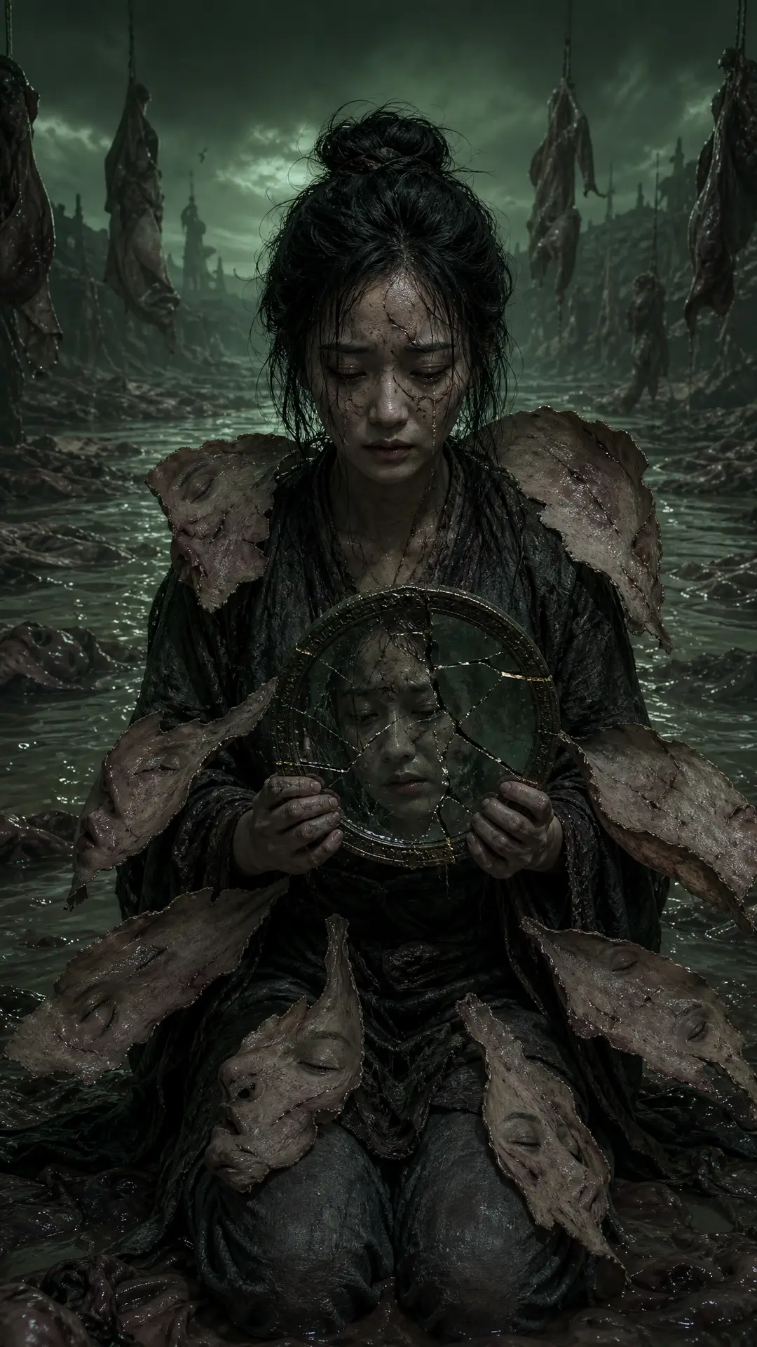 皮相易画,心魔难描。斩鬼者——先斩己心|锚点A03・画皮鬼女子本体(渡鬼形态)