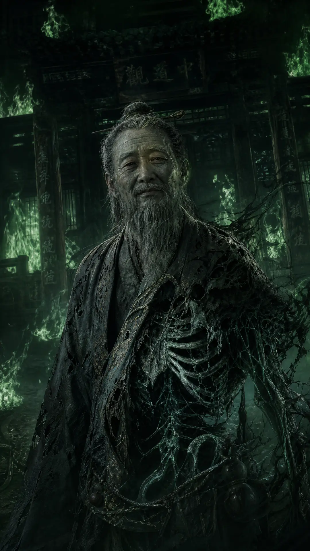 皮相易画,心魔难描。斩鬼者——先斩己心|锚点A04・师父闪回形象