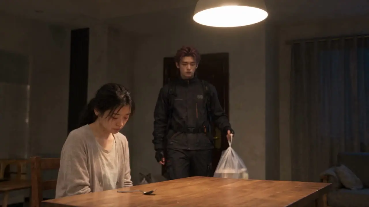 不夜阴司01｜U16｜饭到了，电视黑屏里却没有她｜30秒·720p - 副本