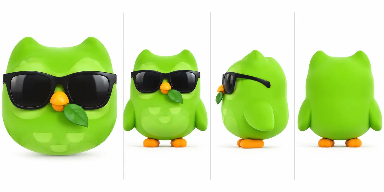 「Duo on the iPhone, iPhone Duo」｜墨镜形态猫头鹰Duo