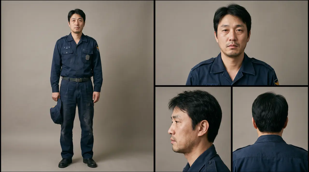 《脚步》-画布内容为资产图与初版sd2.0制作版本|第一名警察|`POLICE-01`