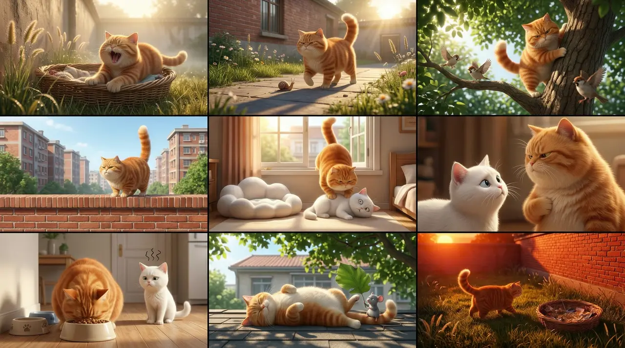 恶霸橘猫的一天｜图片节点 4