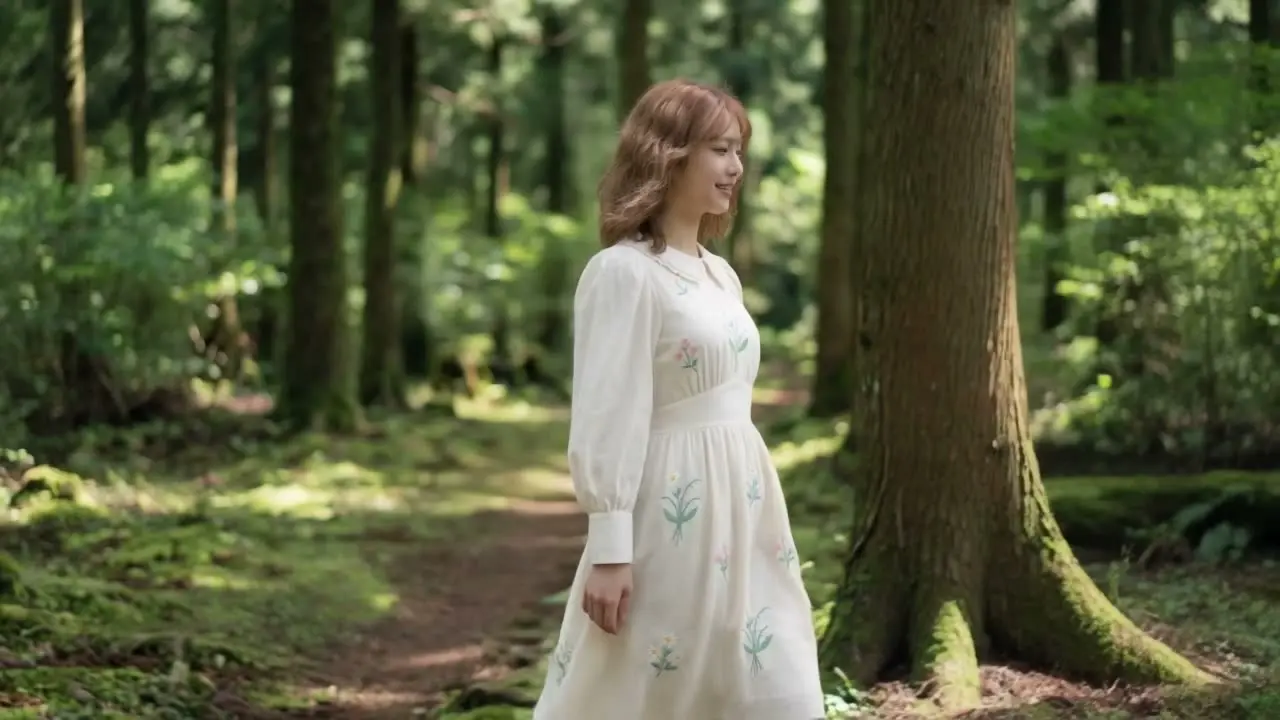 春日氛围感森系女装电商广告MV｜视频节点 4