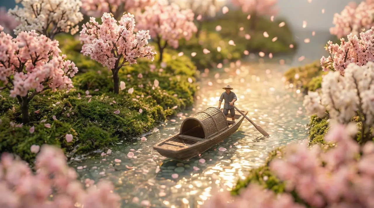桃花源记|宫格生图 1-2