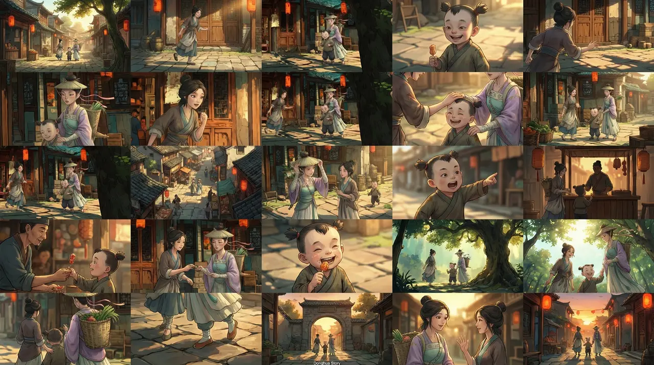 糖影引路｜25宫格连贯分镜