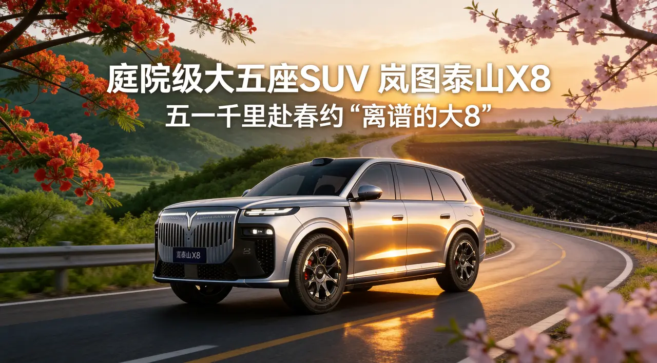 庭院级大五座SUV 岚图泰山X8「五一千里赴春约」｜图片节点 2 - 副本