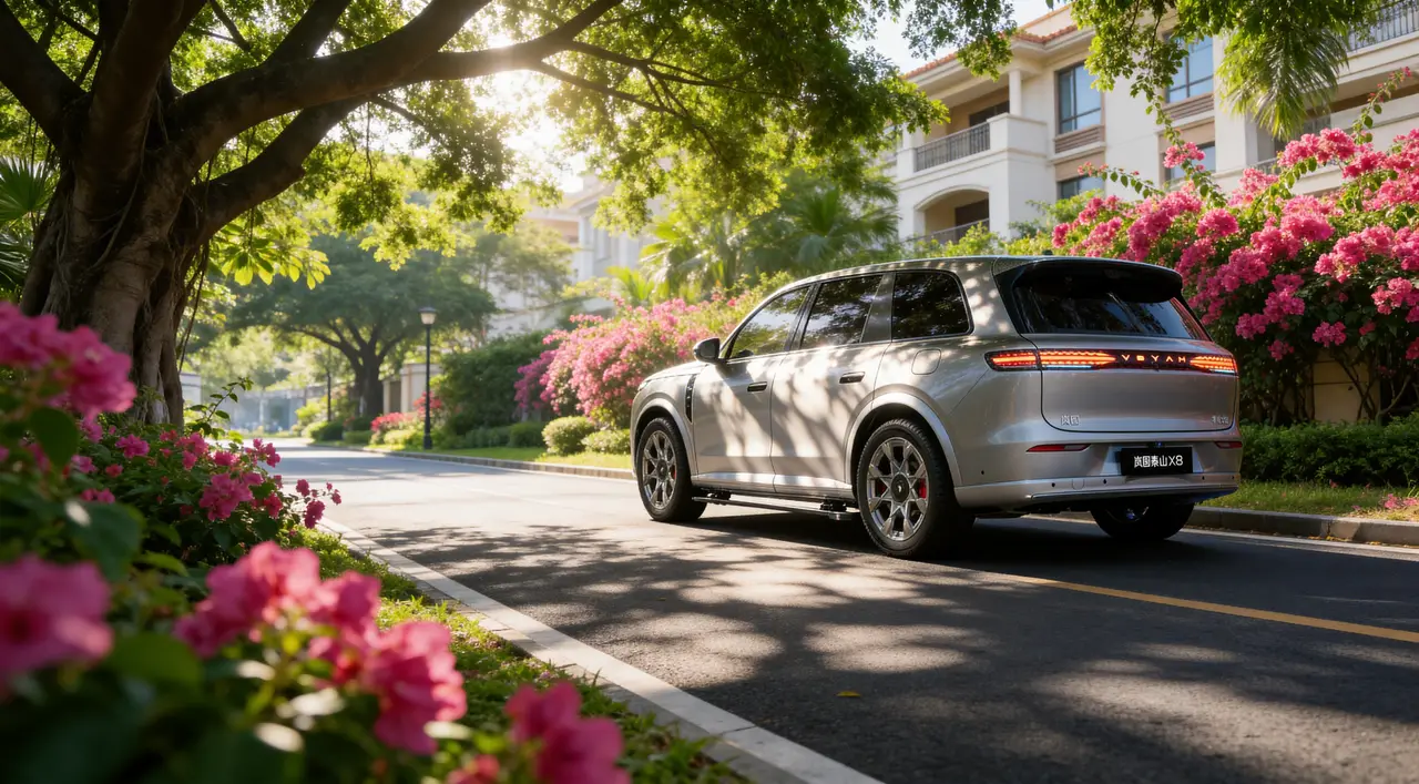 庭院级大五座SUV 岚图泰山X8「五一千里赴春约」|分镜 #1
