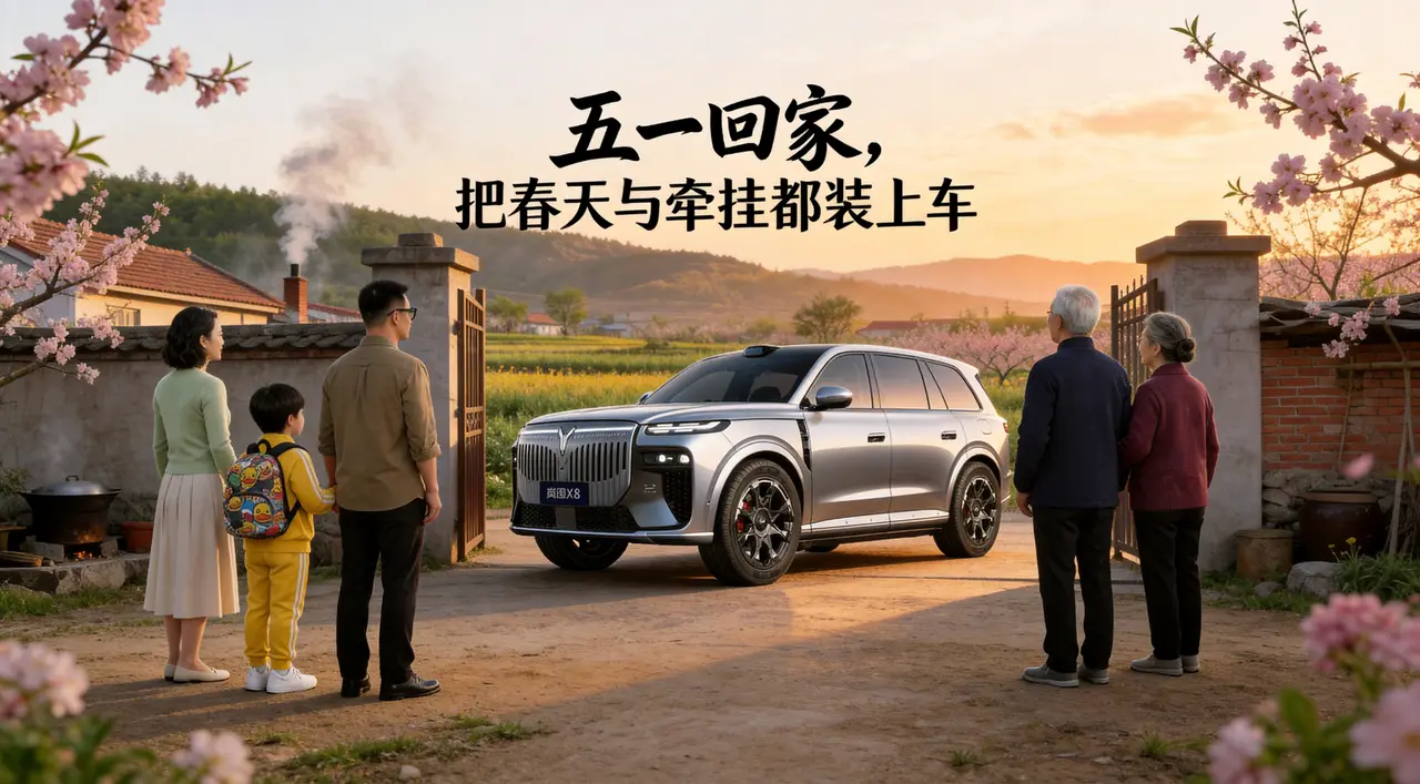庭院级大五座SUV 岚图泰山X8「五一千里赴春约」｜图片节点 2