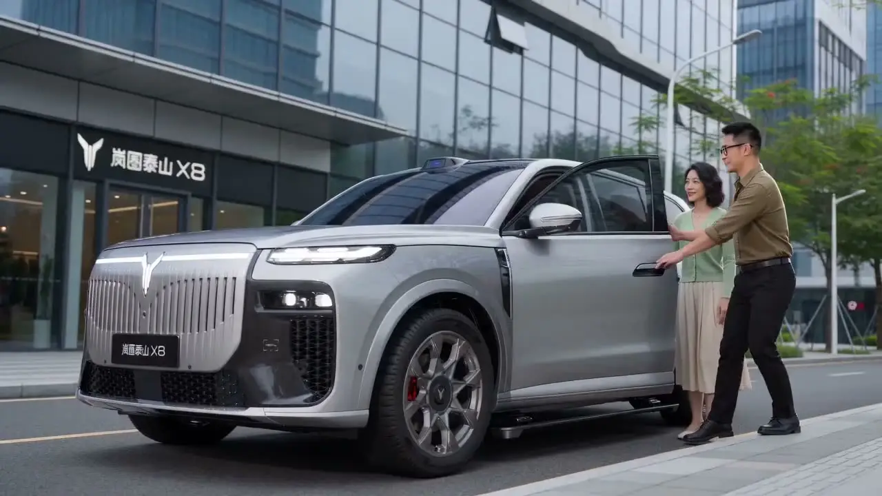 庭院级大五座SUV 岚图泰山X8「五一千里赴春约」｜视频节点 6