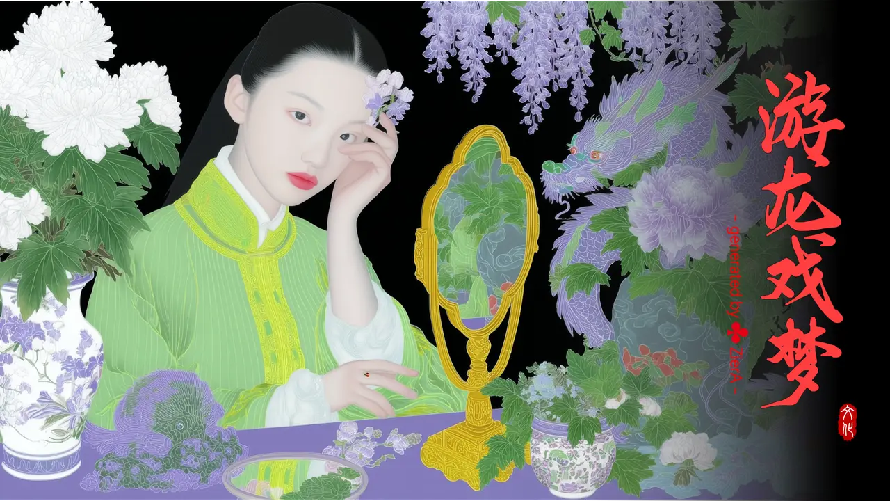 游龙戏梦 - 工笔风化妆品广告片