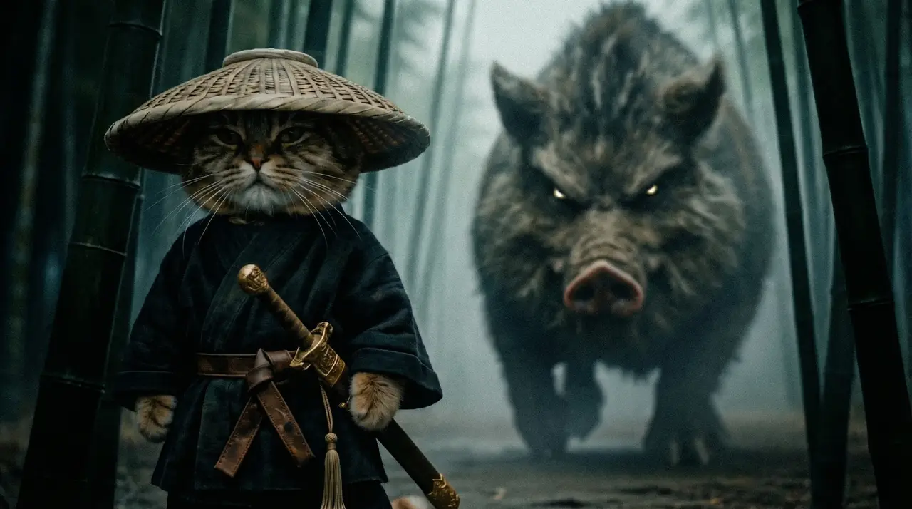 《喂！大橘》之决战野猪林｜图片节点 6