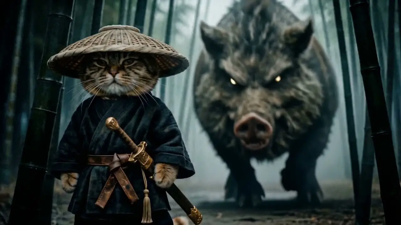 《喂！大橘》之决战野猪林｜视频节点 2
