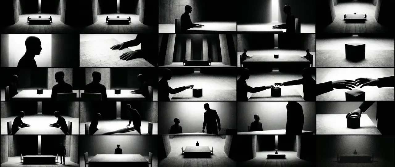 《The Last Pixel Fades》|25宫格连贯分镜