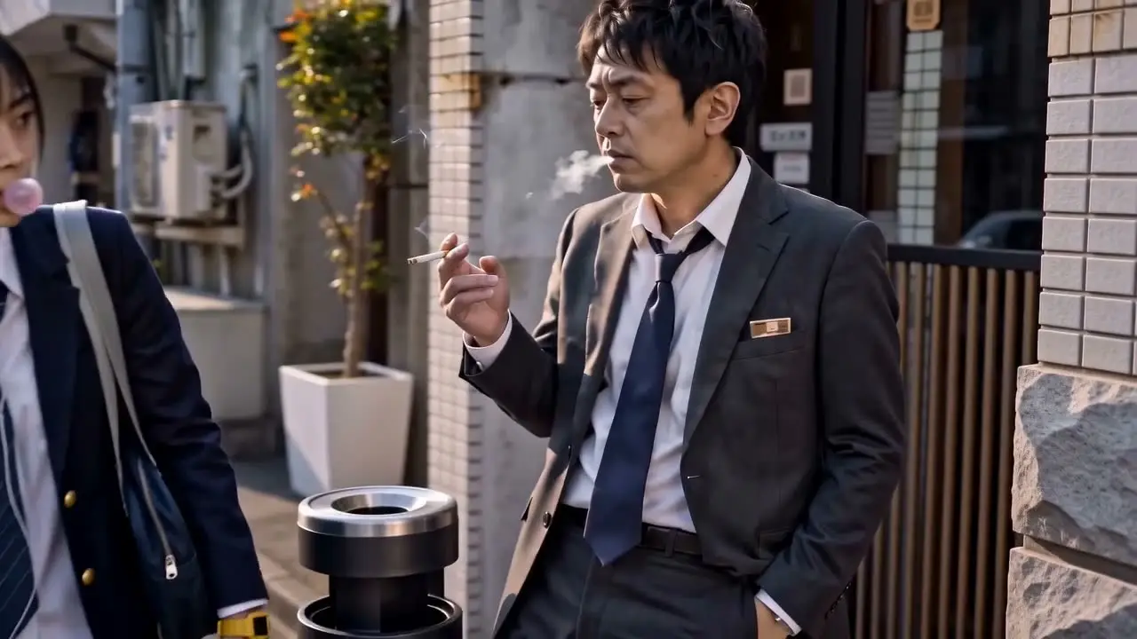 《放学后，有异常》EP.01｜S04｜没收香烟｜11s｜朝镜头离场