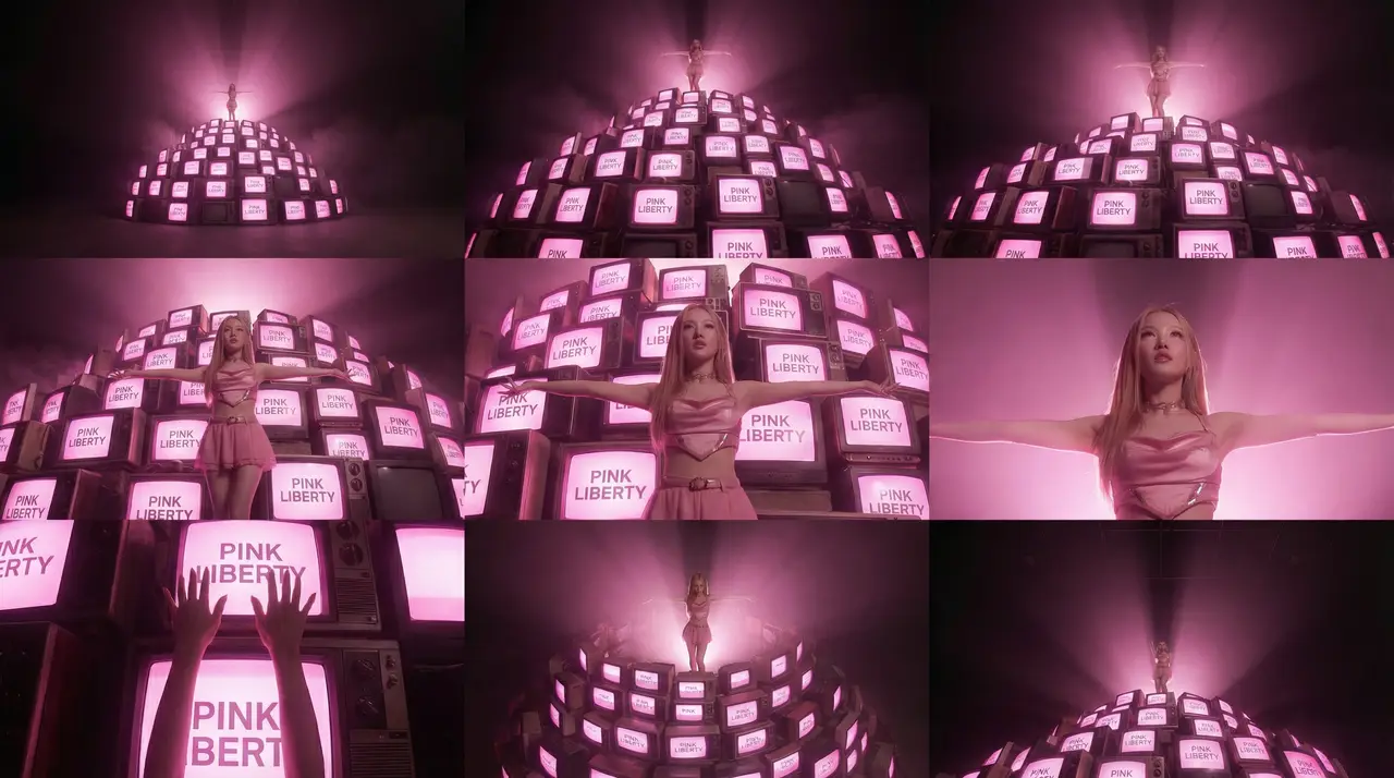 《Pink Freedom》粉色自由｜多机位九宫格
