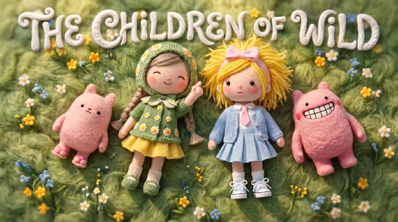 羊毛毡治愈动画🌱The children of Wild｜图片节点 2