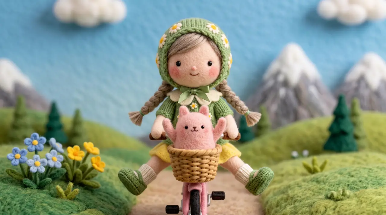 羊毛毡治愈动画🌱The children of Wild｜图片节点 2
