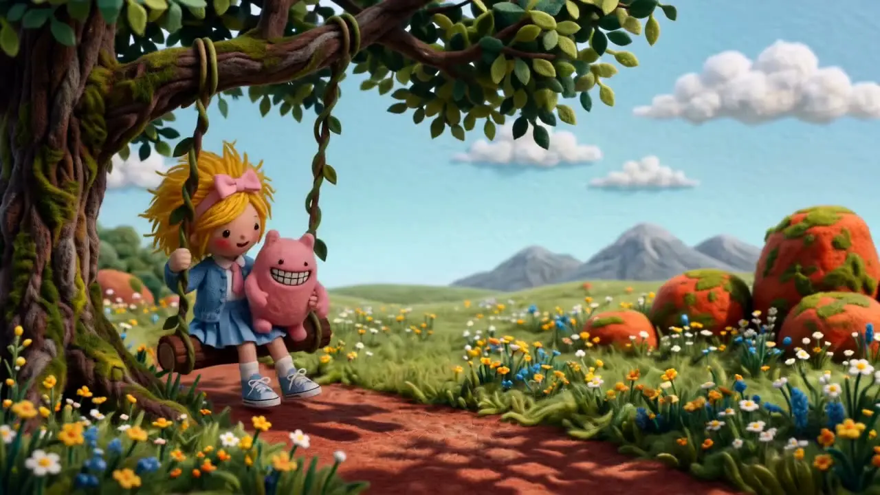 羊毛毡治愈动画🌱The children of Wild｜视频节点 12 - 副本