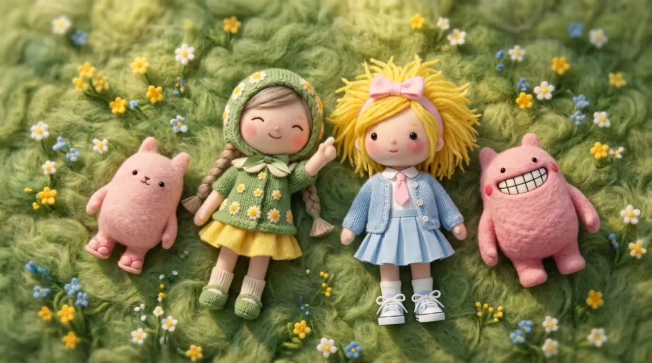 羊毛毡治愈动画🌱The children of Wild｜视频节点 20