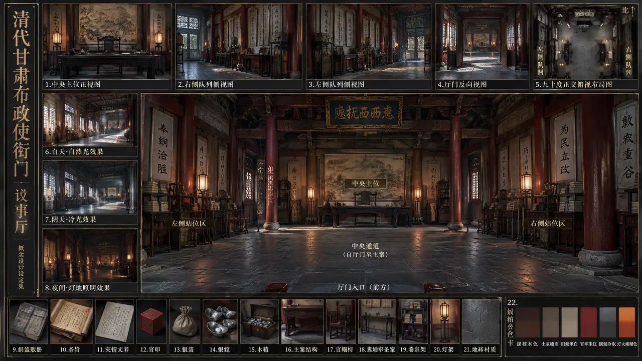 王亶望|衙门议事厅