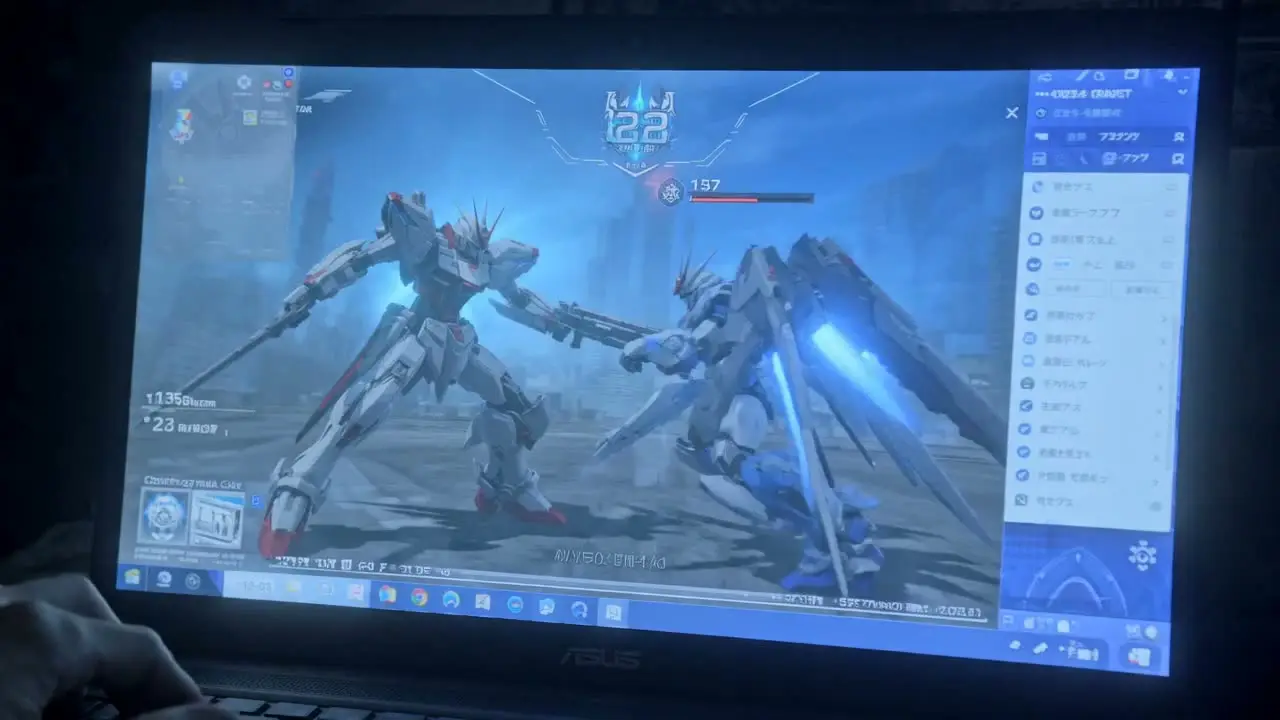 类高达机甲科幻题材预告片：《紫色火焰》｜视频节点 9