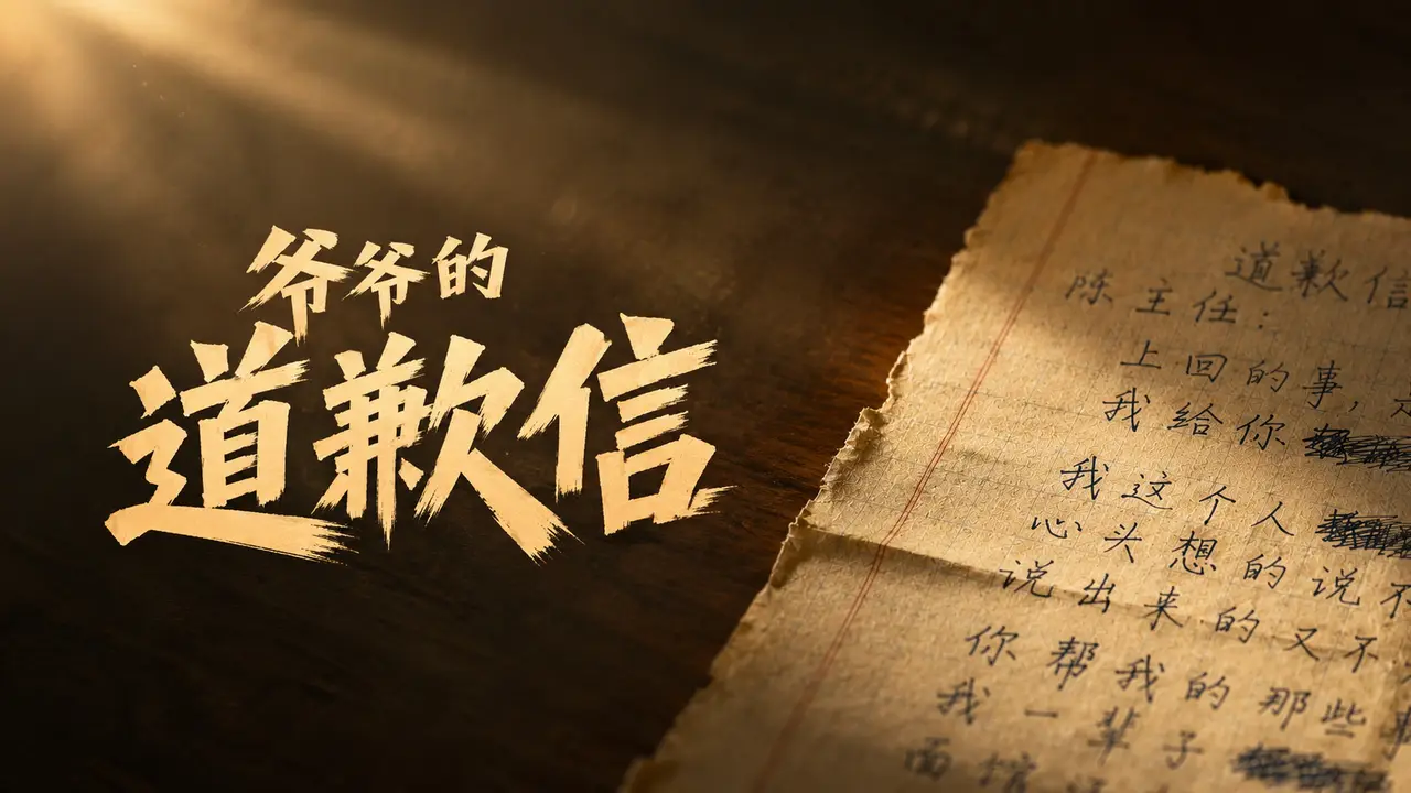 爷爷的道歉信——廉洁家风微剧情片