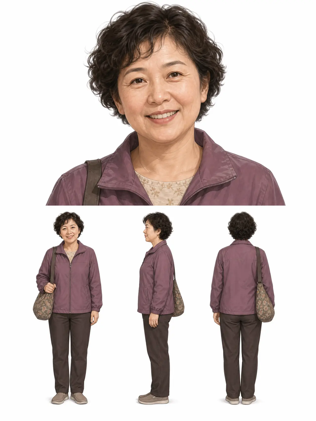 爷爷的道歉信——廉洁家风微剧情片|来办事大姐·人物形象设计图