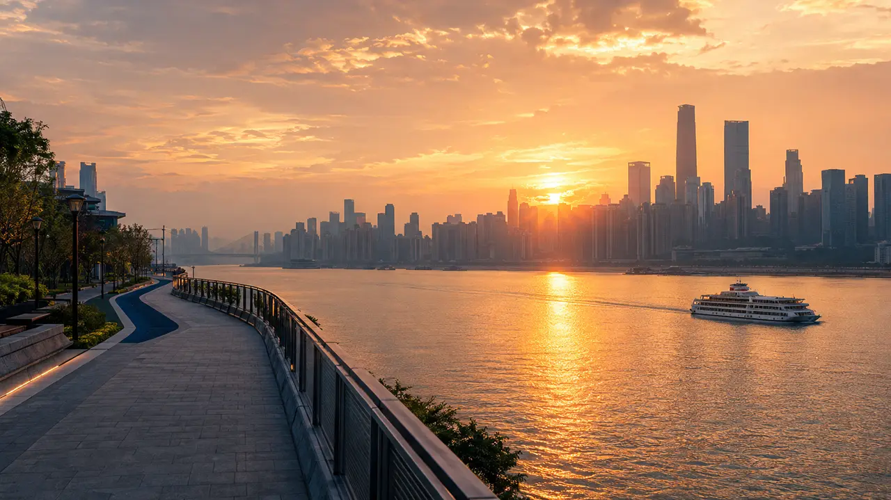 爷爷的道歉信——廉洁家风微剧情片|江边-全景-02