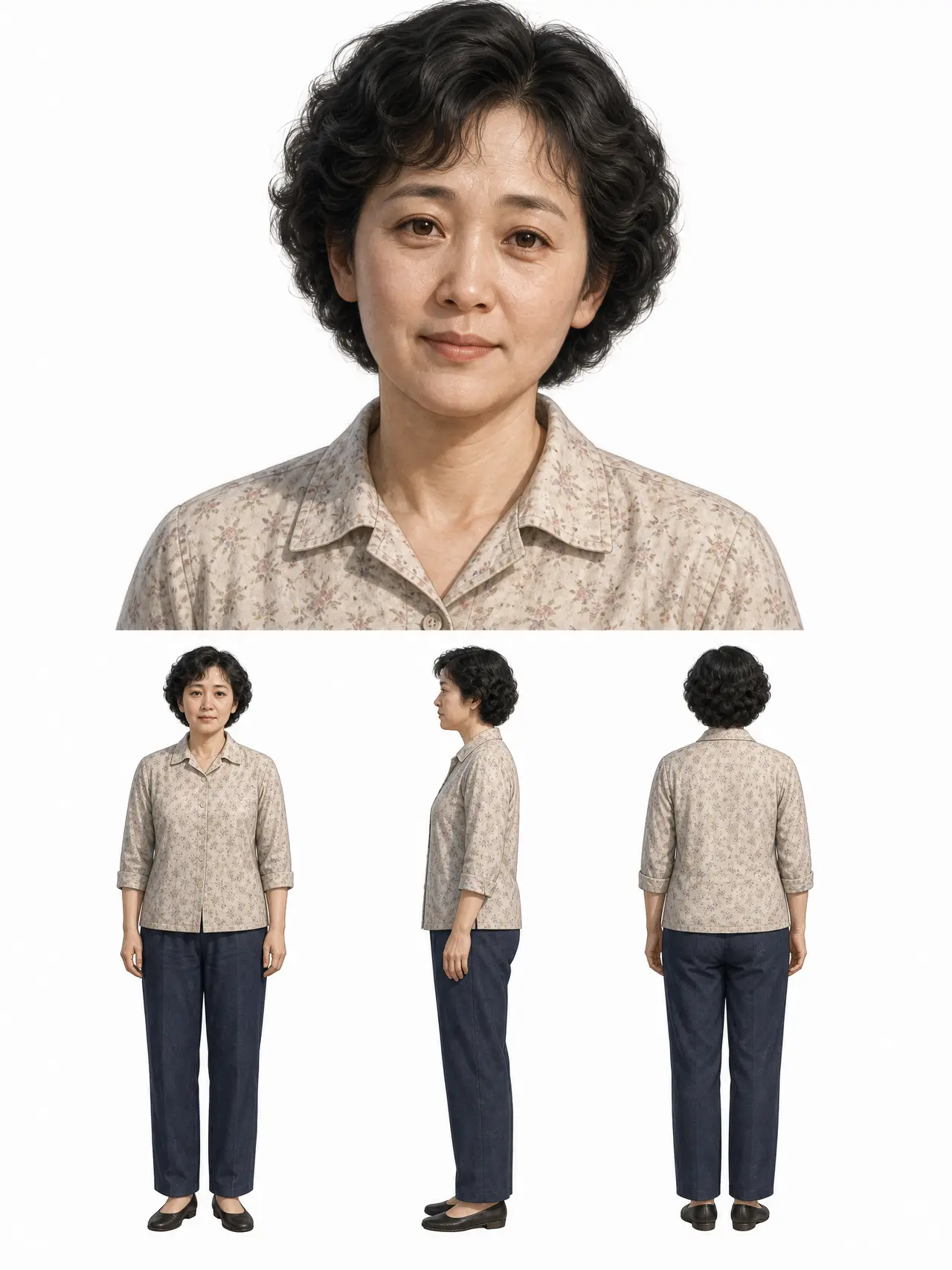 爷爷的道歉信——廉洁家风微剧情片|年轻奶奶·人物形象设计图