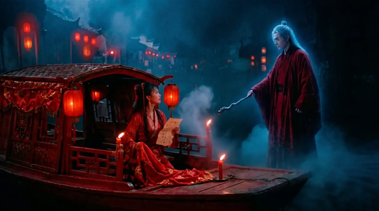 河神娶亲/借神系列第一回｜48-63秒｜河心对峙