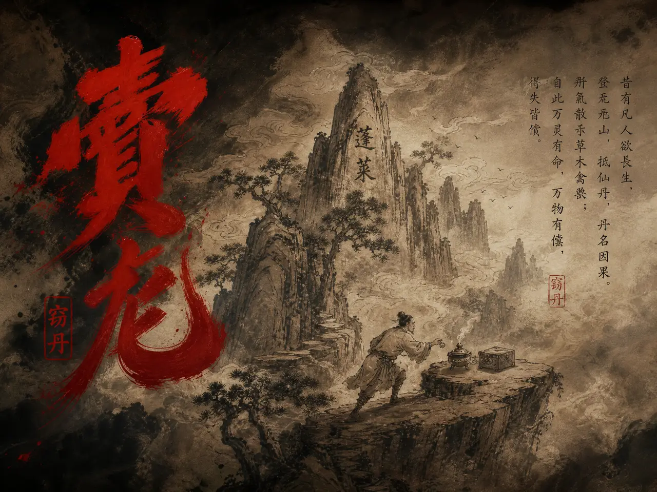 《窃丹-卖龙》中式志怪/克苏鲁公路片,pv先导片