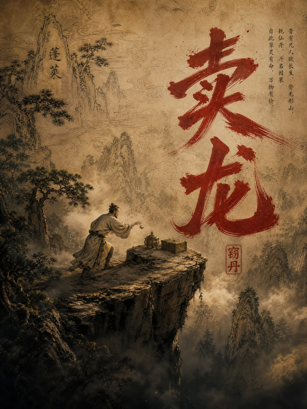 《窃丹-卖龙》中式志怪/克苏鲁公路片，pv先导片｜图片节点 2 - 副本