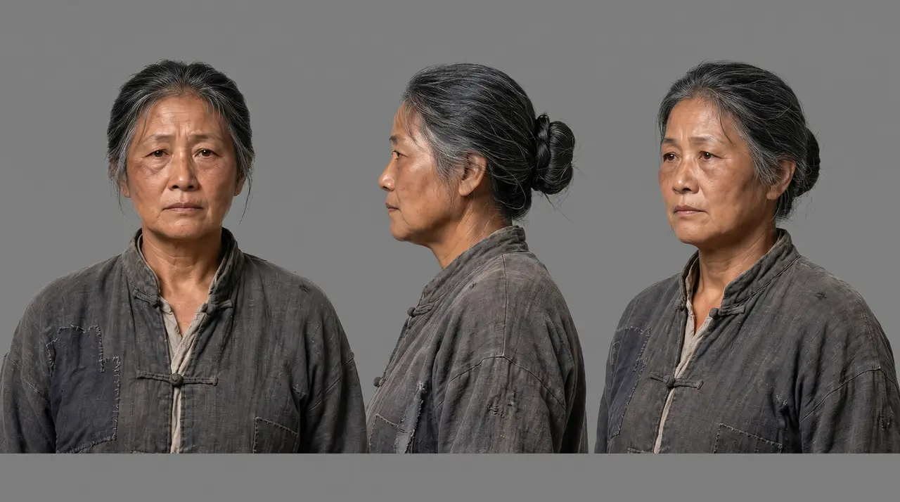 江上烽火|角色脸部三视图