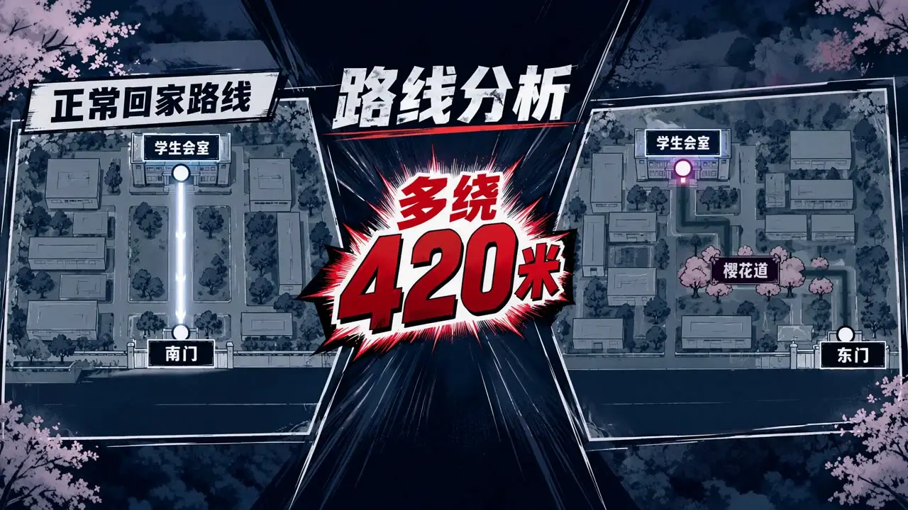 距樱花盛开还有420米｜视频节点 23
