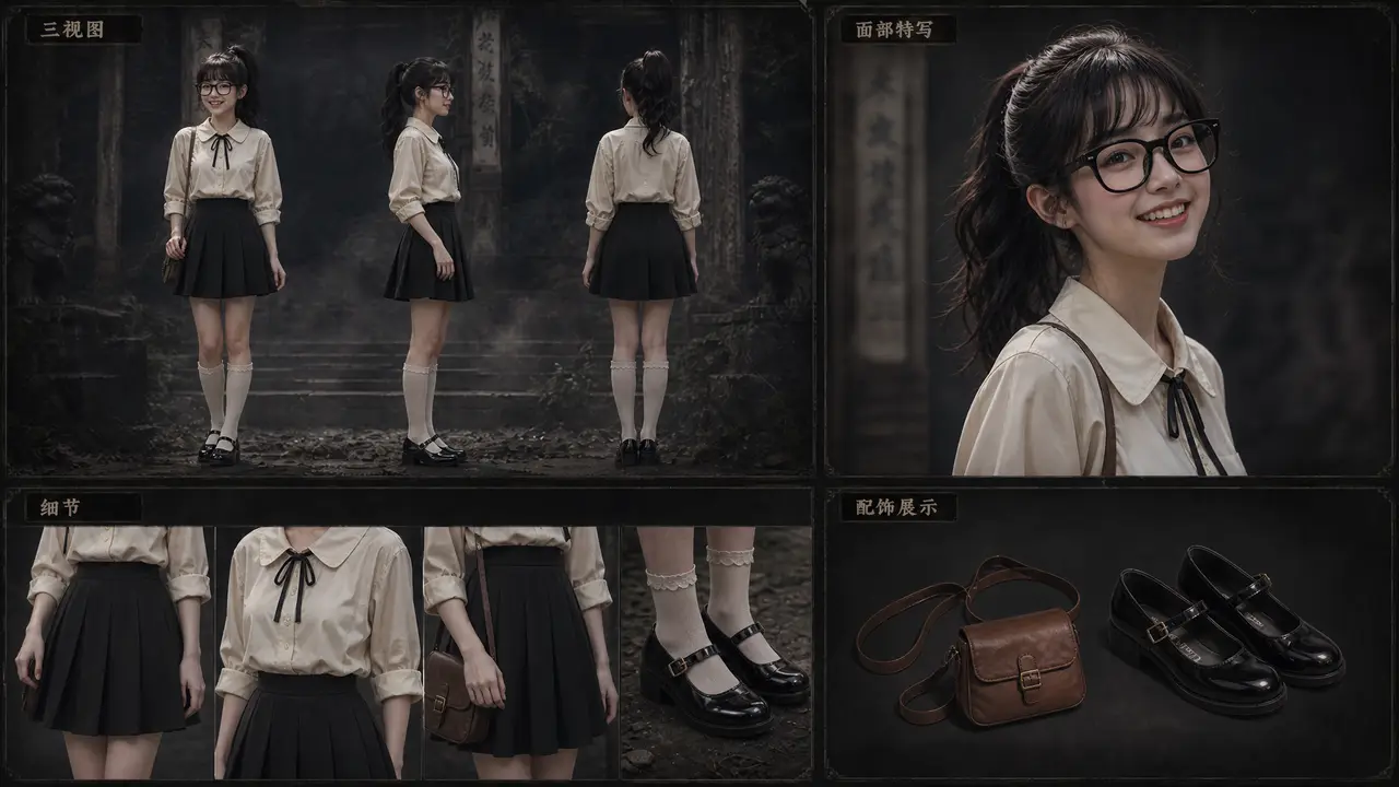 AIGC 微恐短片｜【红衿锢・第3话】｜图片节点 2 - 副本