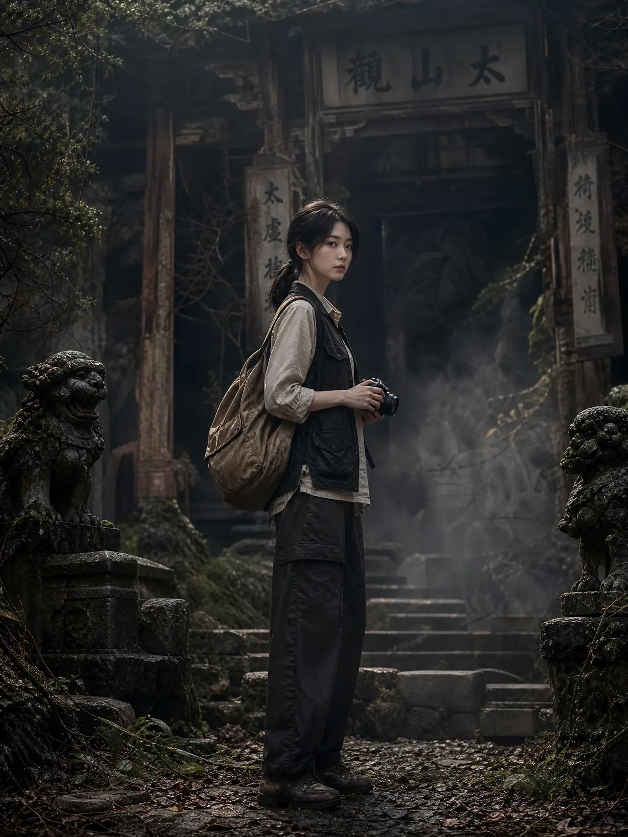 AIGC 微恐短片｜【红衿锢・第1话】｜图片节点 2