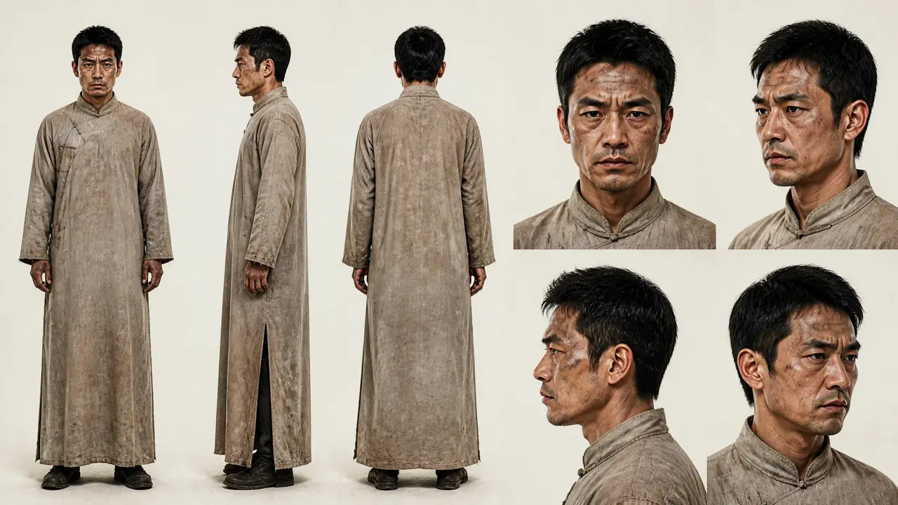 张彻|邵氏硬派武侠《赤金御押·铁血》|张彻版·富贵三视图_长衫硬汉形态_终版