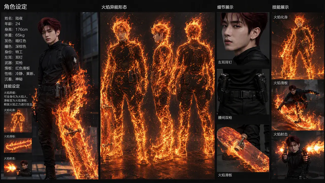守护者第二集|雷佳火焰形态