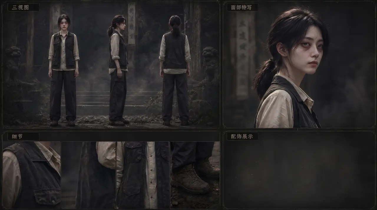 AIGC 微恐短片｜【红衿锢・第4话】｜图片节点 3