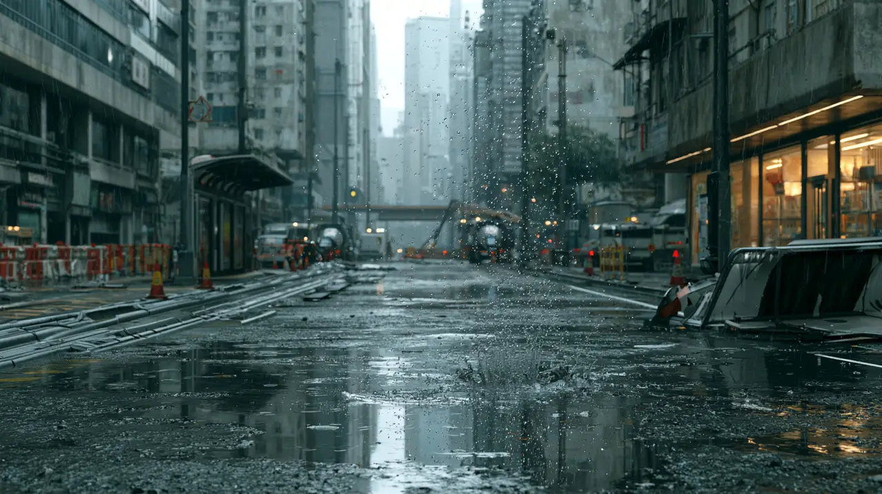 零号时间清运员|SCN-001|近未来城市雨街