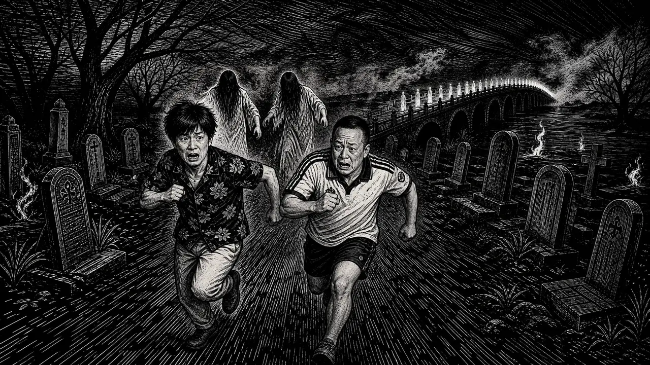 九五二七｜起跑｜黑白无常出现·二人逃离