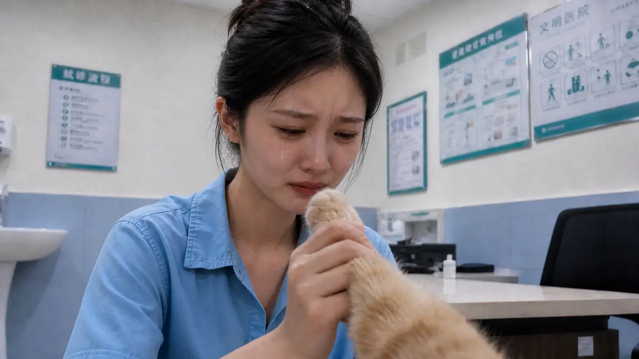 《最后一声妈妈》小猫不会说话，可它临走前叫了我一声"妈妈"｜图片节点 18
