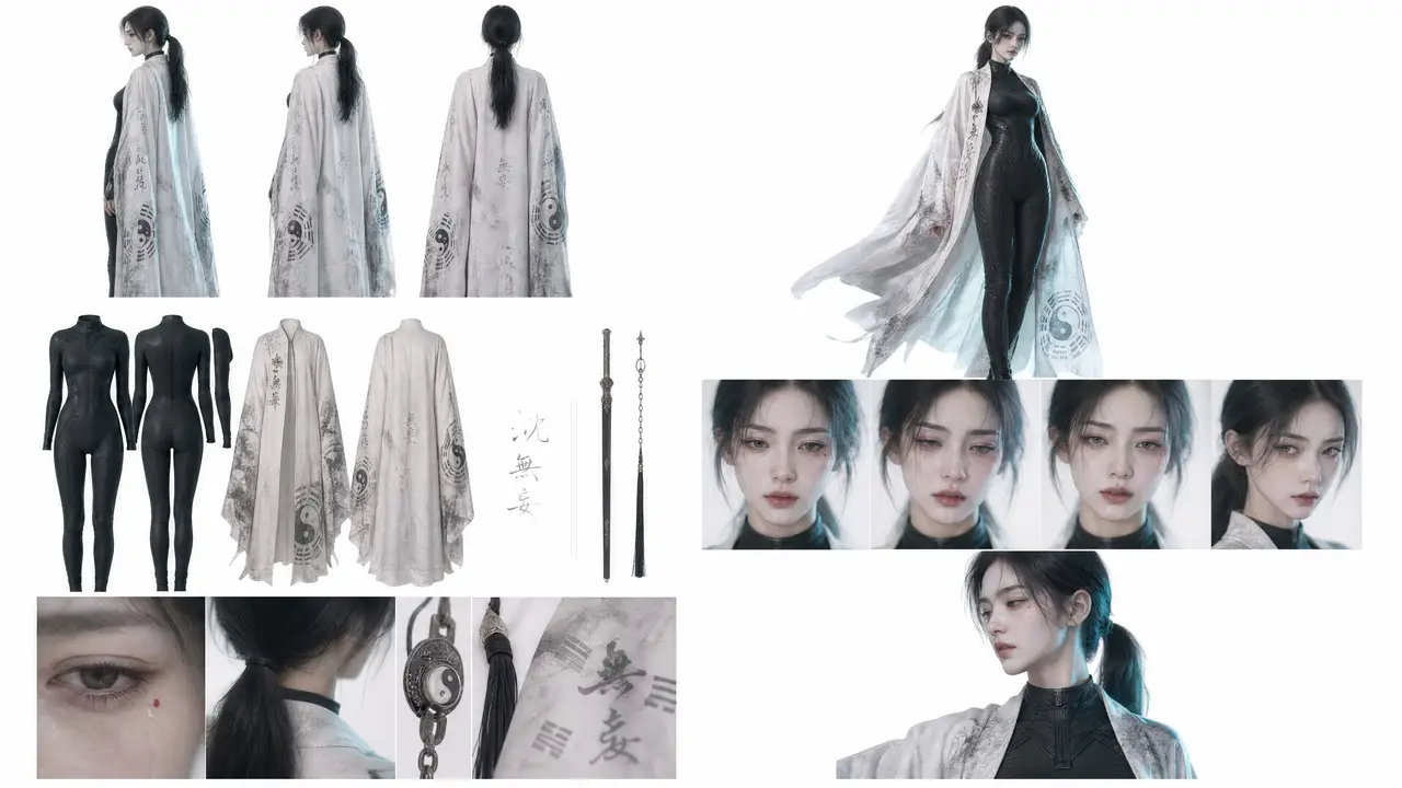 念卦成灾-第二集|沈无妄·真身态角色设定图