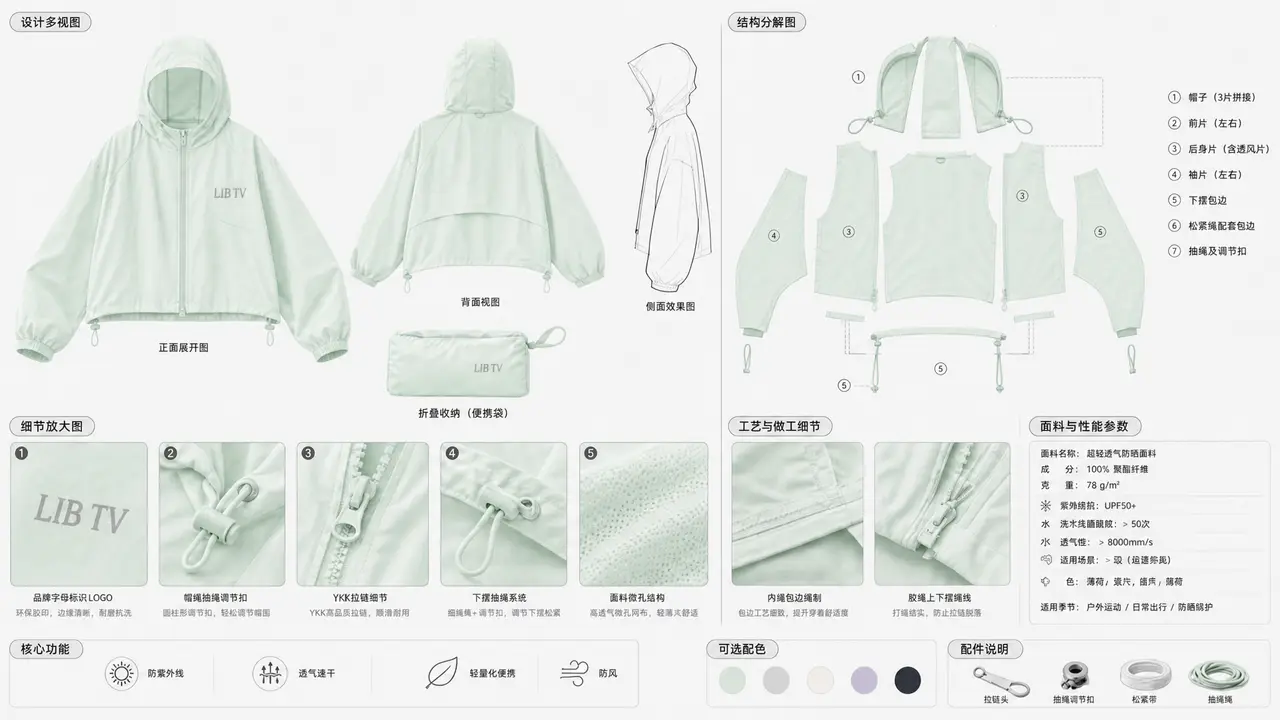 防晒衣TVC｜图片节点 4