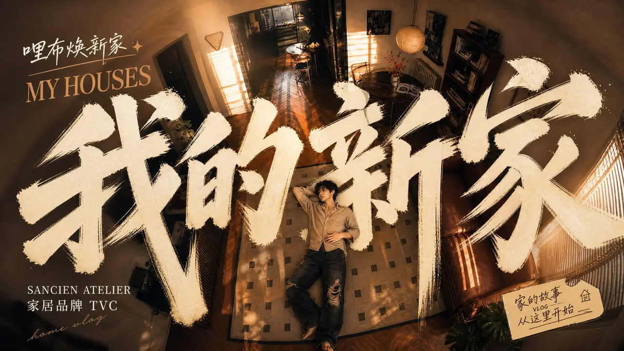 家居博主Vlog风格TVC丨室内设计丨旧房改造