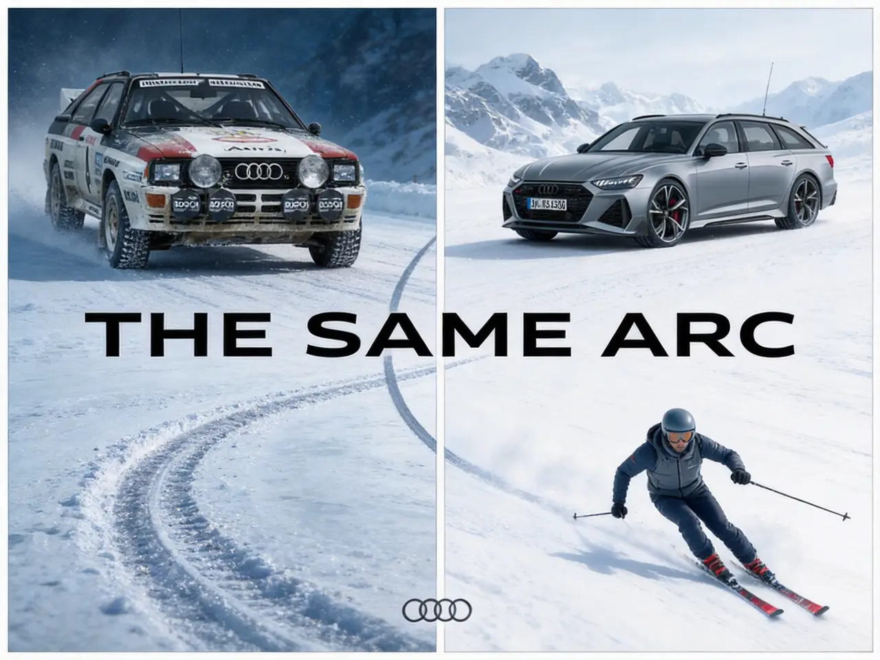 奥迪 RS6 Avant《The Same Arc》|海报|The Same Arc|刃与轮主视觉