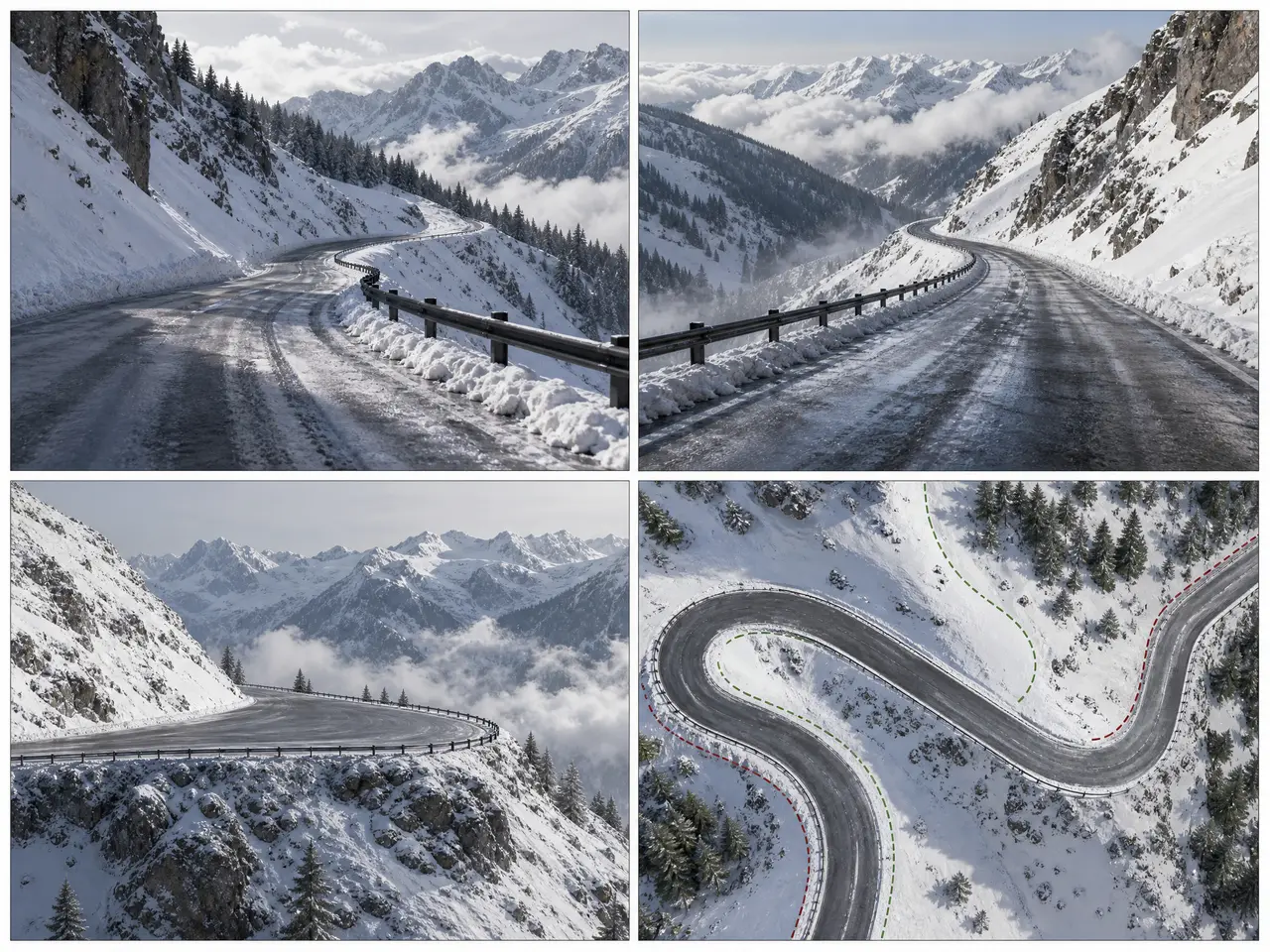 奥迪 RS6 Avant《The Same Arc》|L001 阿尔卑斯雪山公路场景参考